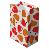Sweet Strawberry Mittlere Geschenktüte (Rückseite Schrägansicht)