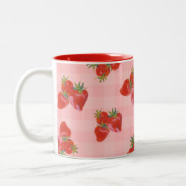 Sweet Strawberry Mug 🍓 Zweifarbige Tasse