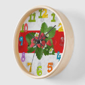 Sweet Strawberry Round Clock Uhr (Winkel)