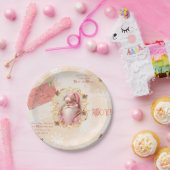 Sweet Strawberry Santa 7" runde Platte Pappteller (Party)