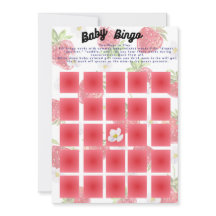 Sweet Strawberry Theme Baby Bingo Showspiel