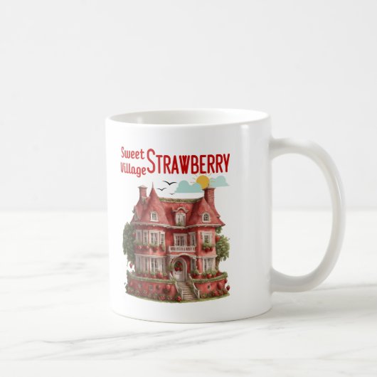 Sweet Strawberry Village Kaffeetasse (Rechts)