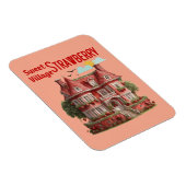 Sweet Strawberry Village Magnet (Rechte Seite)