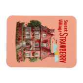 Sweet Strawberry Village Magnet (Horizontal)