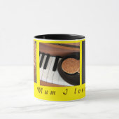 Sweet Stroopwafel Piano Tasse — Geschenk für Mutte (Zentrum)