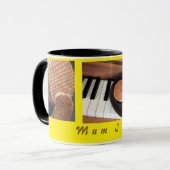 Sweet Stroopwafel Piano Tasse — Geschenk für Mutte (Vorderseite Links)