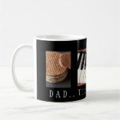 Sweet Stroopwafel Piano Tasse — Geschenk für Vater (Links)