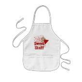 Sweet Stuff Anime Girl mit Heart Wand Kinderschürze (Vorne)