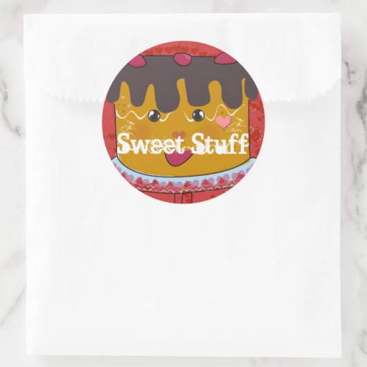 Sweet Stuff Cake Sticker (Tasche)