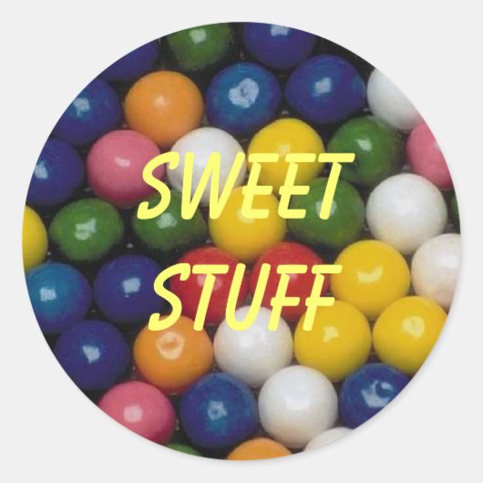 Sweet Stuff Gumball Sticker (Vorderseite)