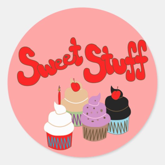 Sweet Stuff Sticker (Vorderseite)