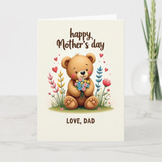Sweet Stuffed Friend Card Karte (Vorderseite)
