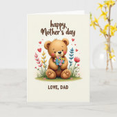 Sweet Stuffed Friend Card Karte (Gelbe Blume)
