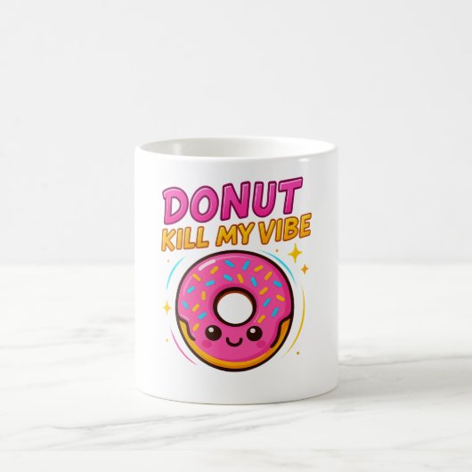 Sweet & Stylish - Niedlicher Donut Graphic T - Shi Kaffeetasse (Mittel)