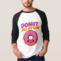 Sweet & Stylish - Niedlicher Donut Graphic T - Shi