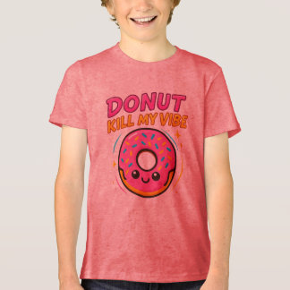 Sweet & Stylish - Niedlicher Donut Graphic T - Shi Tri-Blend Shirt