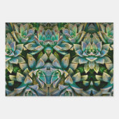 Sweet Succulent Wrapping Paper Sheets Geschenkpapier Set (Vorderseite 2)