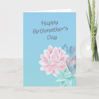 Sweet Succulents Birthmother's Day Card Karte