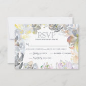 Sweet Succulents Wedding RSVP (Vorderseite)