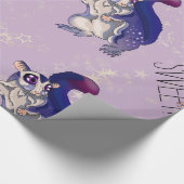Sweet Sugar Glider Baby Geschenkpapier (Ecke)