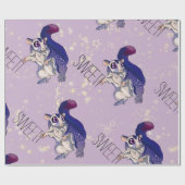 Sweet Sugar Glider Baby Geschenkpapier (Flach)