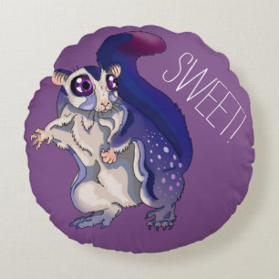 Sweet Sugar Glider Baby Pillow Rundes Kissen