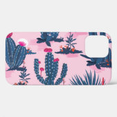 Sweet Summer Cactus Blooming Pattern Case-Mate iPhone Hülle (Rückseite (Horizontal))