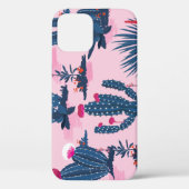 Sweet Summer Cactus Blooming Pattern Case-Mate iPhone Hülle (Rückseite)