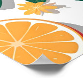 Sweet Summer Fruits Poster (Ecke)