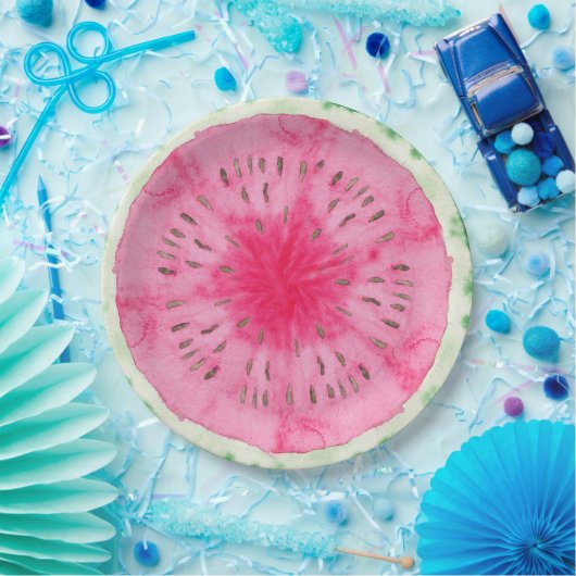Sweet Summer Fun Melon Fruit Party Pappteller (Party)