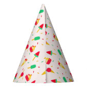 Sweet Summer Fun Rainbow Ice Partyhütchen (Rückseite)