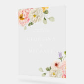 Sweet Summer Garden Wedding Acrylschild (Winkel)