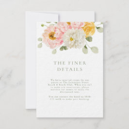 Sweet Summer Garden Wedding Details Umschließung Einladung