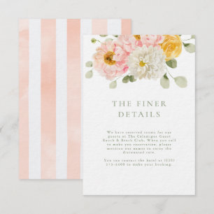 Sweet Summer Garden Wedding Details Umschließung Einladung