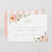 Sweet Summer Garden Wedding UAWG Einladung (Vorne/Hinten)