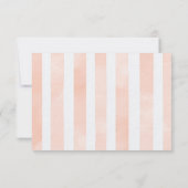 Sweet Summer Garden Wedding UAWG Einladung (Rückseite)