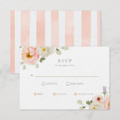 Sweet Summer Garden Wedding UAWG Einladung (Vorne/Hinten)