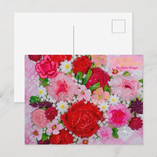 "Sweet Summer Love" Postkarte (Vorne/Hinten)