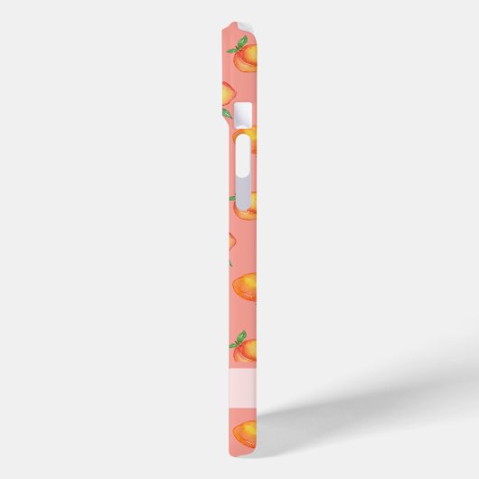 Sweet Summer Peach Muster Case-Mate iPhone Hülle (Rückseite / Links)