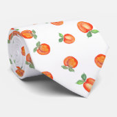 Sweet Summer Peach Muster groß Krawatte (Gerollt)