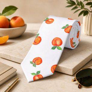 Sweet Summer Peach Muster groß Krawatte