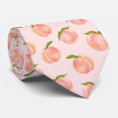 Sweet Summer Peach Muster groß Krawatte (Gerollt)