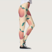 Sweet Summer Peach Muster groß Leggings (Rechts)
