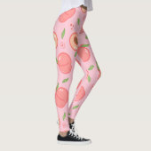 Sweet Summer Peach Muster groß Leggings (Rechts)