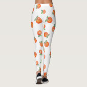 Sweet Summer Peach Muster groß Leggings (Rückseite)