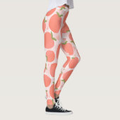 Sweet Summer Peach Muster groß Leggings (Rechts)