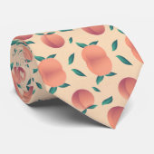 Sweet Summer Peach Muster Krawatte (Gerollt)