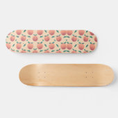Sweet Summer Peach Muster Skateboard (Horizontal)