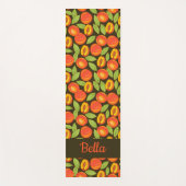 Sweet Summer Peach Muster Yogamatte (Vorderseite)