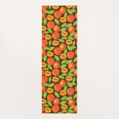 Sweet Summer Peach Muster Yogamatte (Rückseite)